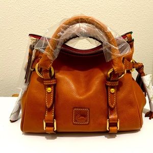 Dooney & Bourke - Florentine Leather Micro Satchel Handbag - Natural